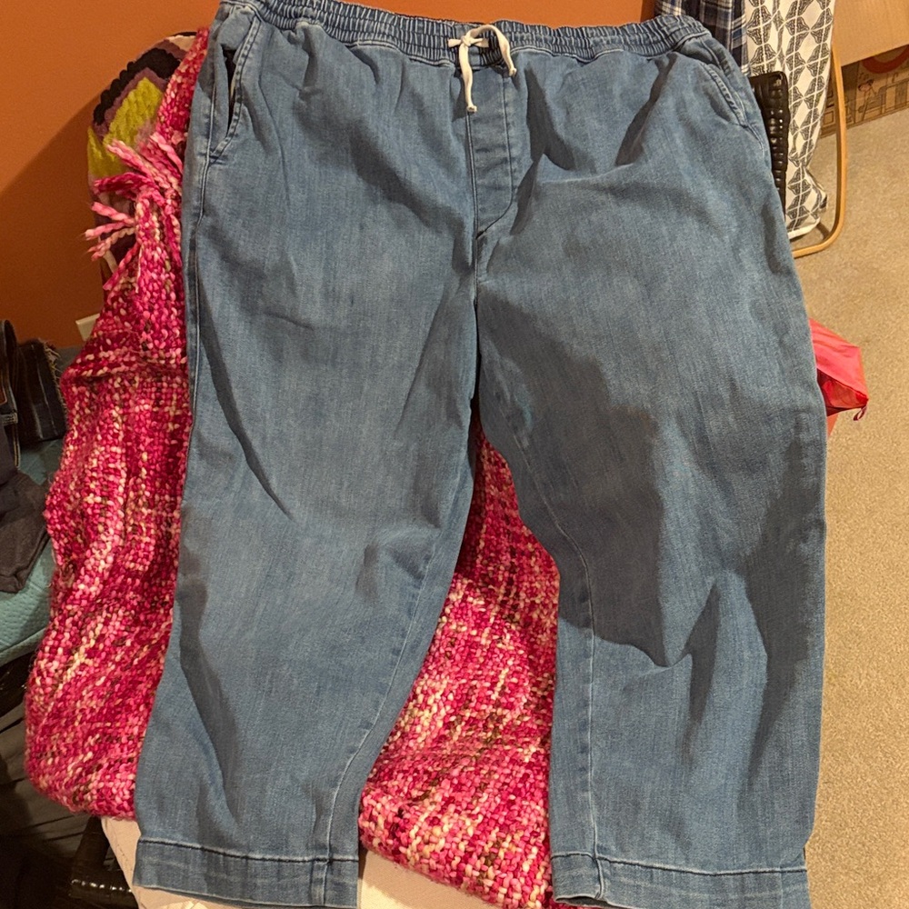 Free Assembly drawstring denim XL